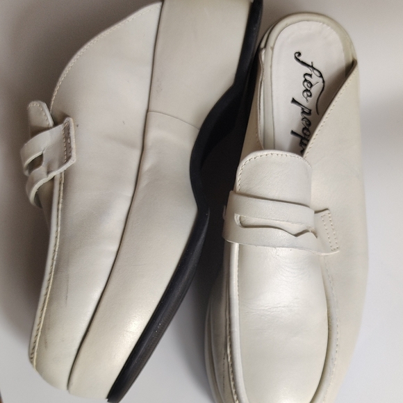 Free People Cream Men's Loafers - Picture 2 of 5